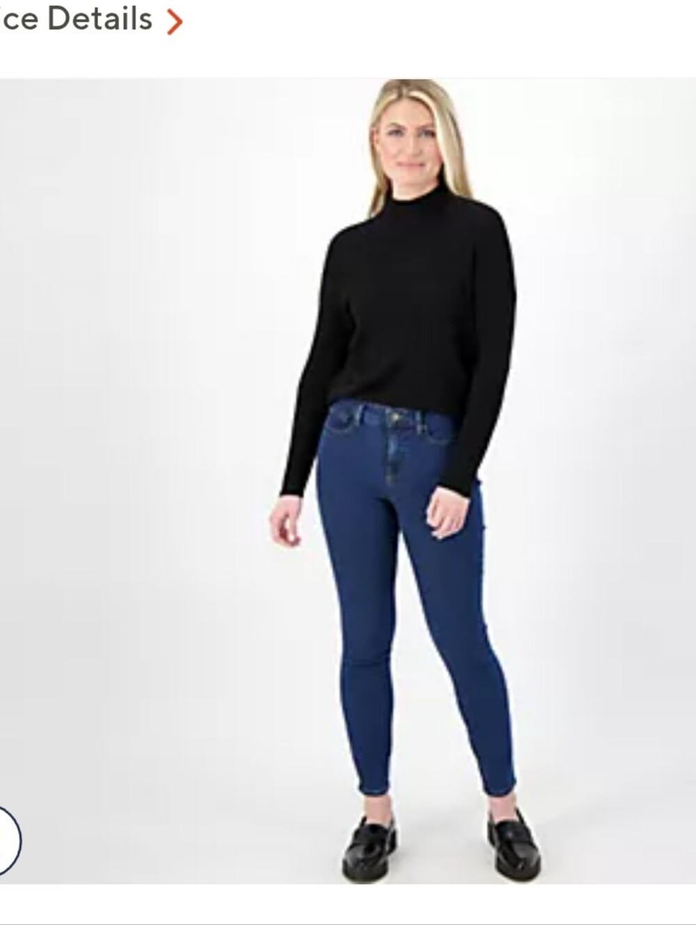 NYDJ High-Rise Ami Skinny Jeans in Dark Blue